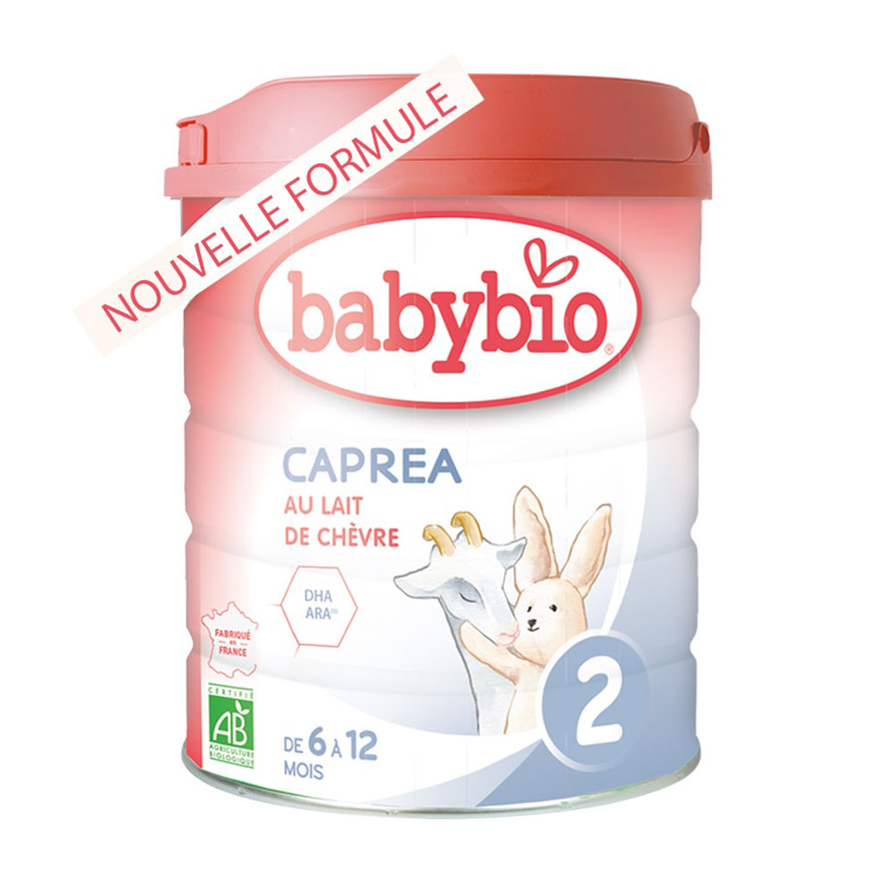 Органічна суха суміш для подальшого годування BabyBio Caprea2 на основі козячого молока, для дітей від 6 до 12 місяців, 800 г